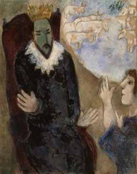 José explica los sueños del faraón contemporáneo Marc Chagall Pinturas al óleo